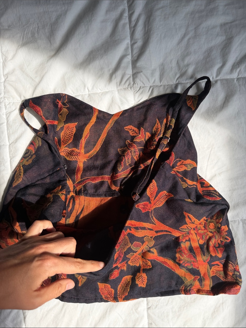 Brahmaki Ecover Zenith Tank in Black and Rust - Picture 7 of 7
